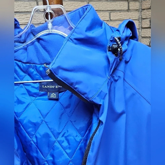 MENS Lands End Parka SZ XL 46/48 Excellent Condition Waterproof - Picture 5 of 16